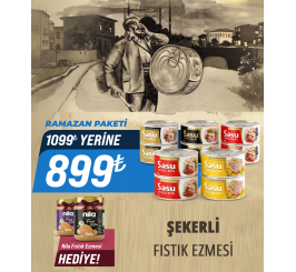 Sasu Ton Ramazan Özel Sepeti + Fıstık Ezmesi Şekerli