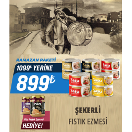 Sasu Ton Ramazan Özel Sepeti + Fıstık Ezmesi Şekerli