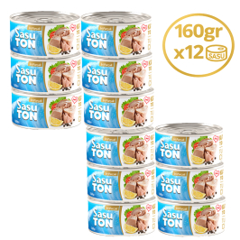 Sasu Blue Klasik Ton Balığı 12x160 gr İri Parça