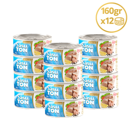Sasu Blue Klasik Ton Balığı 12x160 gr İri Parça