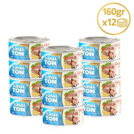 Sasu Blue Klasik Ton Balığı 12x160 gr İri Parça Sasu Blue Klasik Ton Balığı 12x160 gr İri Parça
