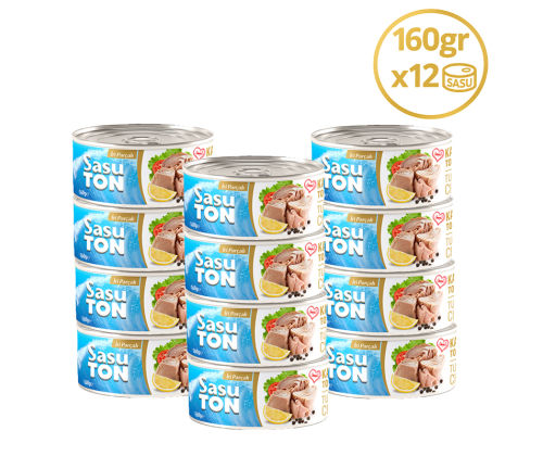 Sasu Blue Klasik Ton Balığı 12x160 gr İri Parça