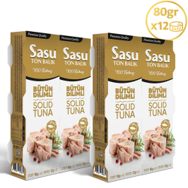 Sasu Klasik Ton Balığı 12x80 gr Bütün Dilim
