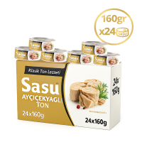 Sasu Klasik Ton Balığı 1 Koli 24x160 gr Bütün Dilim