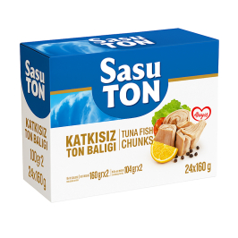 Sasu Blue Klasik Ton Balığı 1 Koli 24x160 gr İri Parça