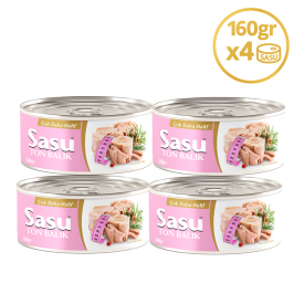Sasu Light Suda Ton Balığı 4x160 gr Bütün Dilim