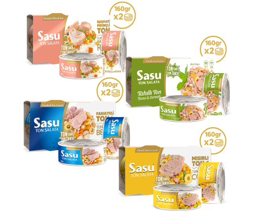 Sasu Ton Salata Sepeti Mısırlı - Tahıllı - Fasulyeli - Pirinçli