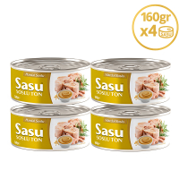 Sasu Hardal Soslu Ton Balığı 4x160 gr İri Parça