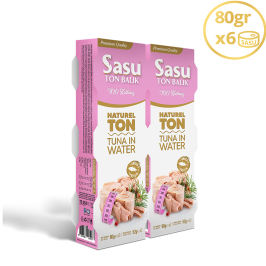 Sasu Light Suda Ton Balığı 6x80 gr Bütün Dilim