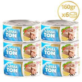 Sasu Blue Klasik Ton Balığı 6x160 gr İri Parça