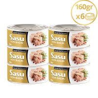 Sasu Klasik Ton Balığı 6x160 gr Bütün Dilim