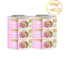 Sasu Light Suda Ton Balığı 6x160 gr Bütün Dilim