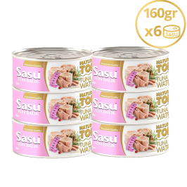 Sasu Light Suda Ton Balığı 6x160 gr Bütün Dilim