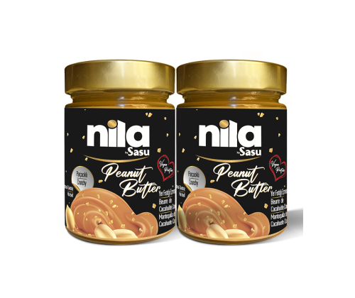 Sasu Nila Fıstık Ezmesi 2x300 gr Şekerli Parçacıklı