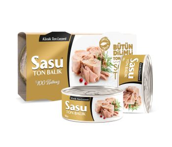 Sasu Klasik Ton Balığı 1 Koli 24x160 gr Bütün Dilim