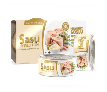 Sasu Mayonez Soslu Ton Balığı 12x160 gr İri Parça