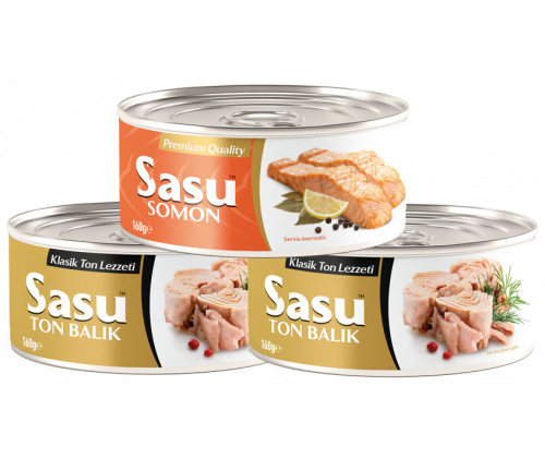 Sasu Klasik Ton 2x 160 gr + Somon 1x 160 gr