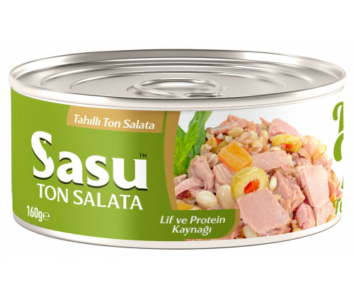 Sasu Tahıllı Ton Salata 160 gr İri Parça