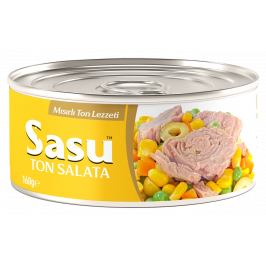 Sasu Mısırlı Ton Salata 160 gr İri Parça