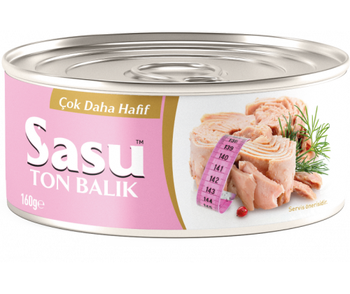 Sasu Light Suda Ton Balığı 160 gr Bütün Dilim