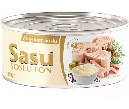 Sasu Mayonez Soslu Ton Balığı 160 gr İri Parça
