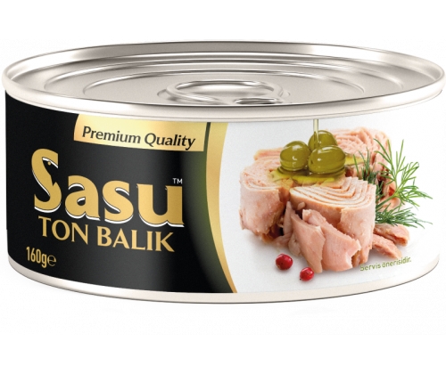 Sasu Zeytinyağlı Ton Balığı 160 gr Bütün Dilim